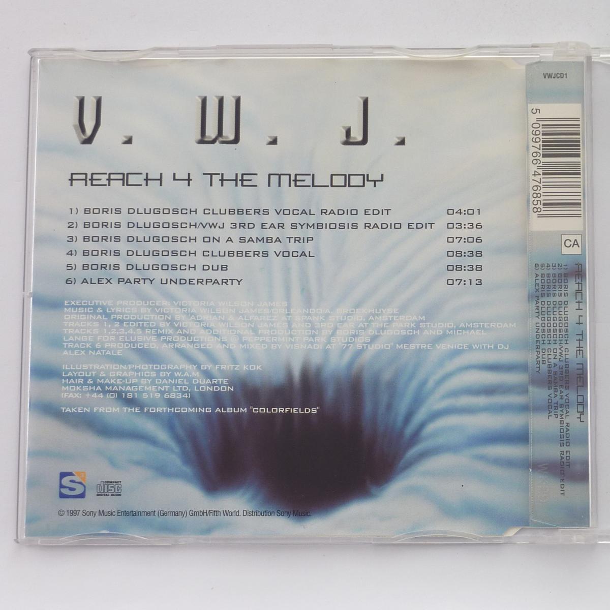 Victoria Wilson James Reach 4 The Melody CD Single