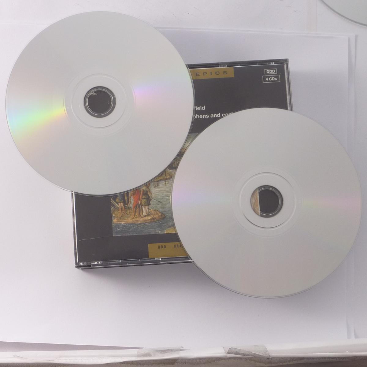 Virgil Read By Paul Scofield With Jill Balcon & Toby Stephens Aeneid 4 × CD Album