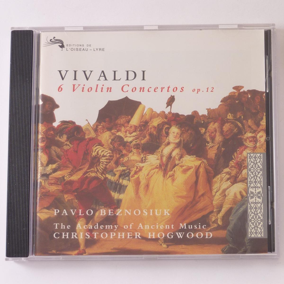 Vivaldi* - Pavlo Beznosiuk, Christopher Hogwood, The Academy Of Ancient Music 6 Violin Concertos Op. 12 CD