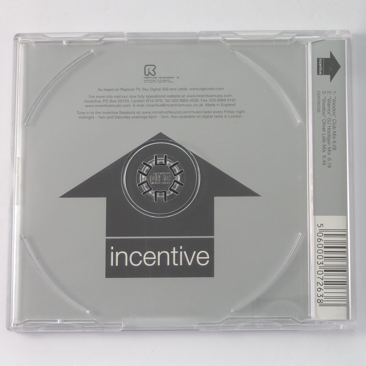 Warrior Voodoo CD Maxi-Single