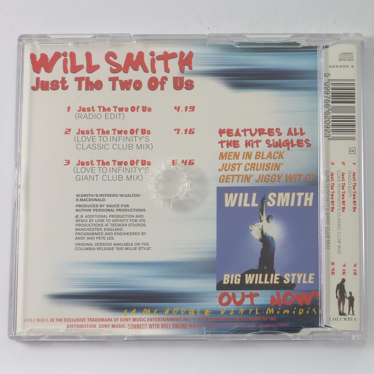Will Smith Just The Two Of Us CD Single Stereo