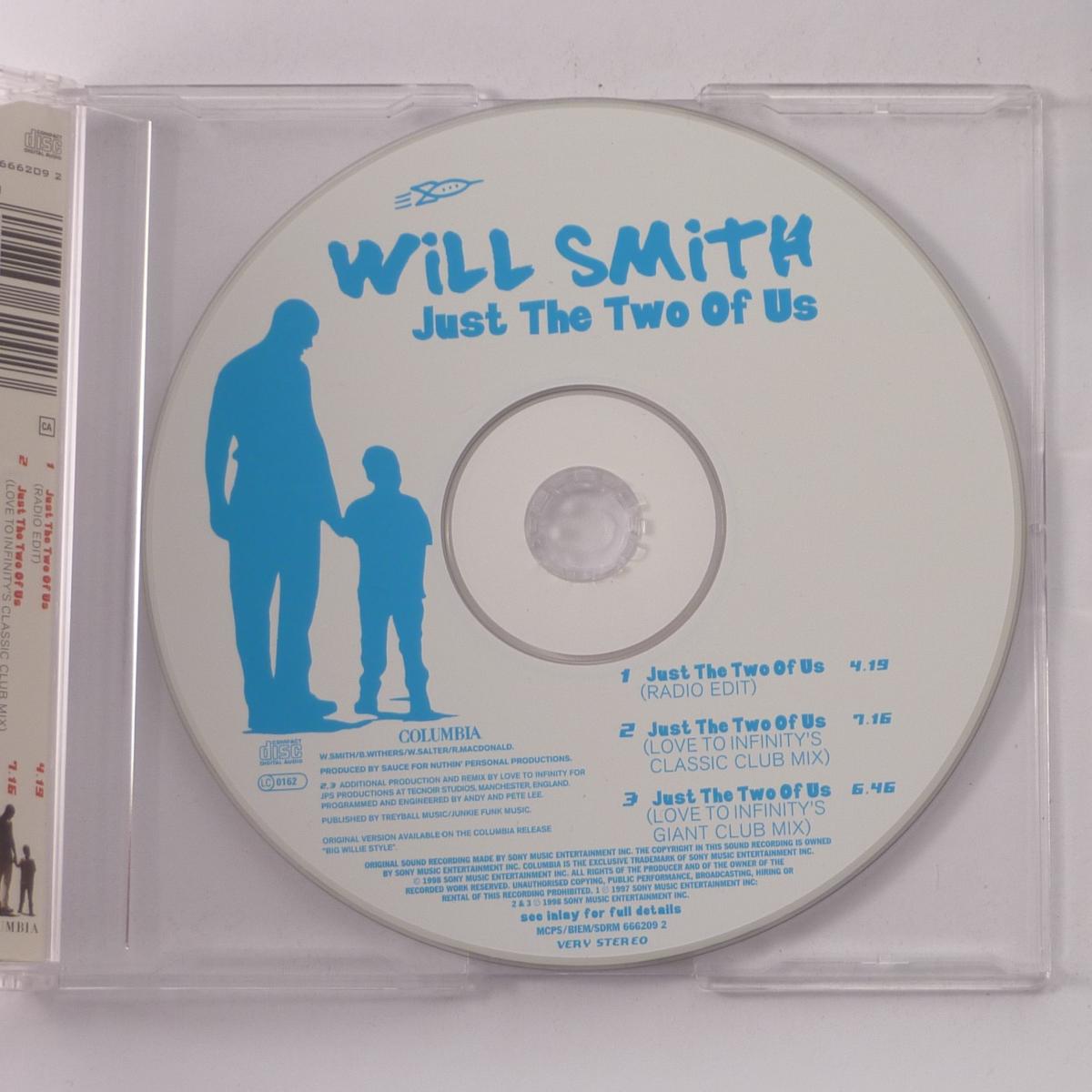 Will Smith Just The Two Of Us CD Single Stereo