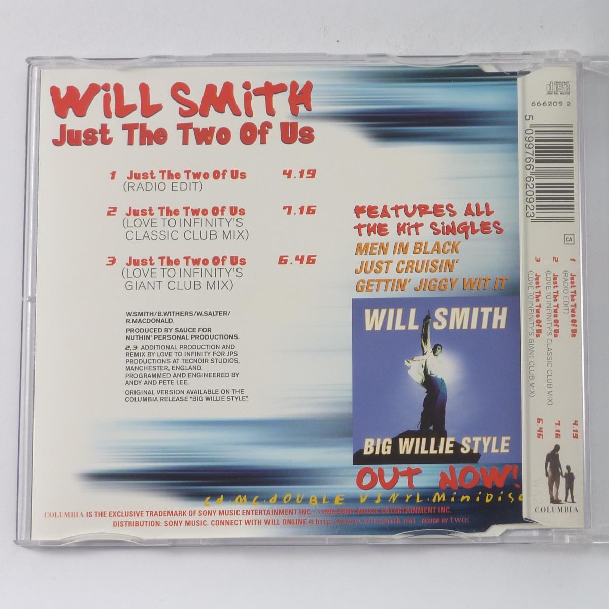 Will Smith Just The Two Of Us CD Single Stereo