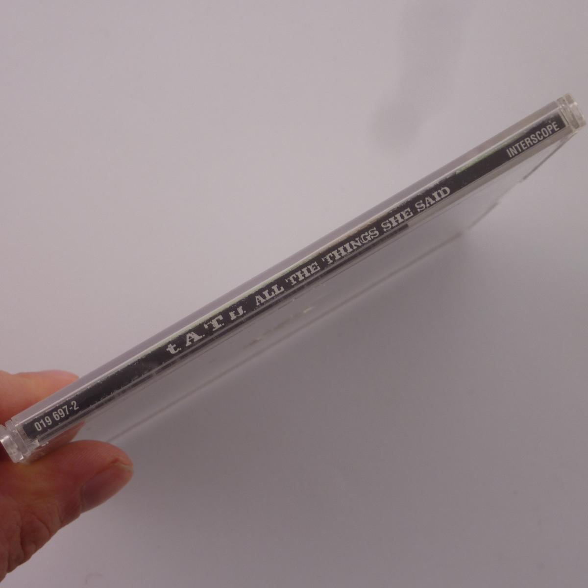 t.A.T.u. All The Things She Said CD Single Enhanced