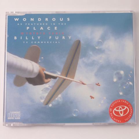 Billy Fury Wondrous Place (As Featured In The Toyota Yaris TV Commercial) CD Single