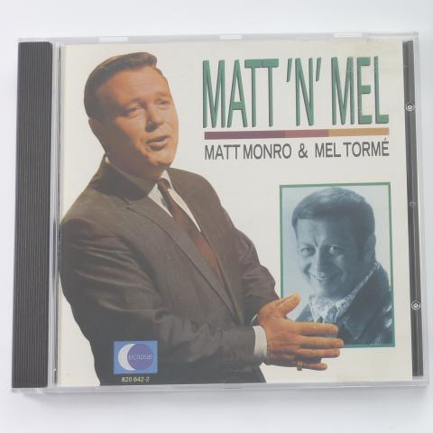 Matt Monro, Mel Tormé Matt 'N' Mel CD Compilation