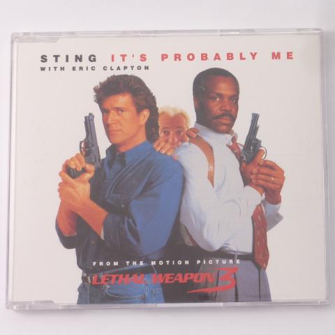 Sting With Eric Clapton It's Probably Me CD Single