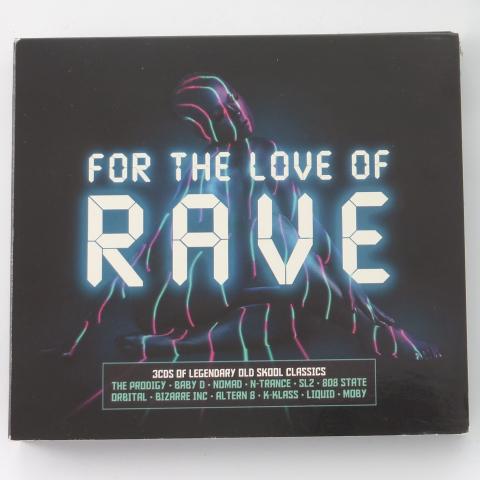Various For The Love Of Rave 3 × CD Compilation Mixed