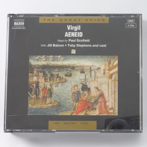 Virgil Read By Paul Scofield With Jill Balcon & Toby Stephens Aeneid 4 × CD Album